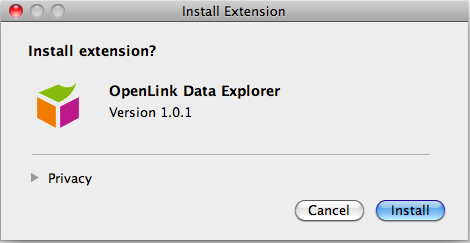 Install Opera Extension
